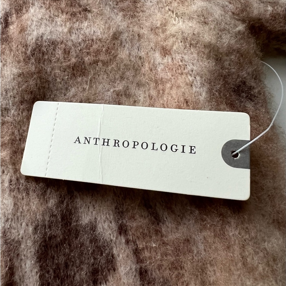 Anthropologie Women Cropped Short Sleeve Cardigan Animal Print Sweater SZ XL NEW - Picture 14 of 14